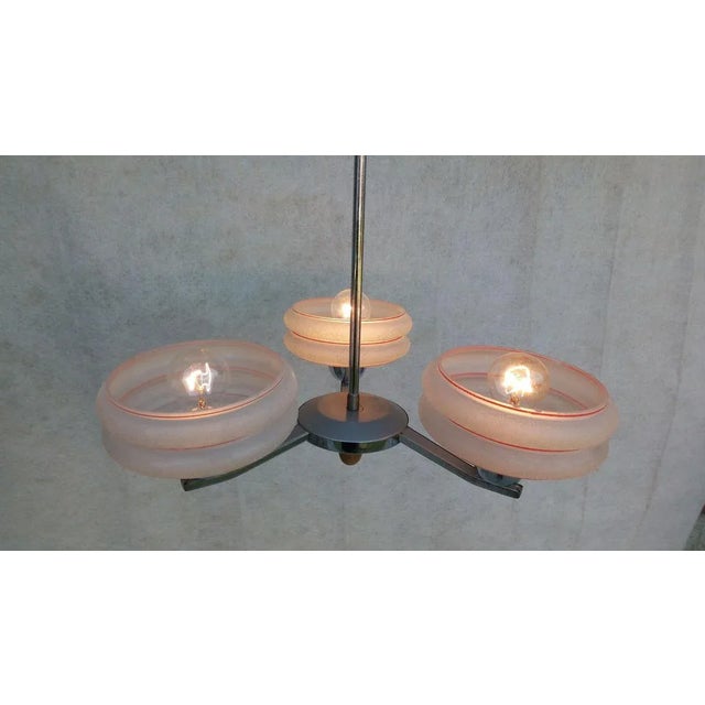 Vintage Type 503/3 Chandelier from Lidokov, 1950s For Sale - Image 4 of 13