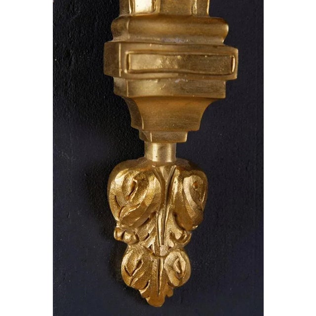 Metal 20th Century Louis XVI Style Wall Lamp For Sale - Image 7 of 10