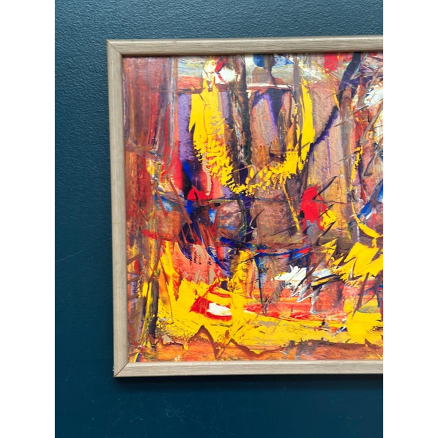 Mid-Century Modern Daniel Raphaël, Komposition, 1950s, Oil on Panel, Framed For Sale - Image 3 of 17