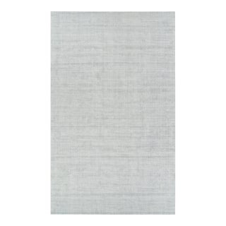 Rug & Kilim’s Oversized Textural Rug in Light Gray and Blue Tones & Striae -11'x18' For Sale