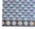 Handmade Cotton Area Rug, Vegetable Dyed, Gray, Pink, Cream and Tan Geometric Dhurrie -6'x12' For Sale - Image 11 of 13