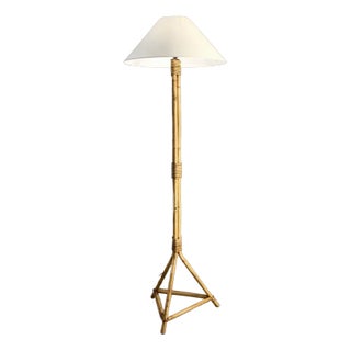 Tripod Lamp in Bamboo by Janine Abraham & Dirk Jan Rol, 1950 For Sale