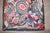 Textile Colorful Floral American Hooked Small Square Rug no. j5169 For Sale - Image 7 of 7