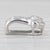 0.26ctw Diamond Pendant 14k White Gold Floating Drop For Sale - Image 4 of 8