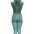 Plastic 6' Art Deco "Clarte" Biba Nude Green Patina Floor Lamp, Max Le Verrier Style For Sale - Image 7 of 10