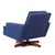 Blue Fredrik Kayser Model 807 Mid Century Norwegian Swivel Lounge Chairs - Pair For Sale - Image 8 of 12