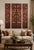 Oversized Burgundy Gold Tree of Life Wood Wall Art – 3-Piece Sculpture Decor For Sale - Image 4 of 4