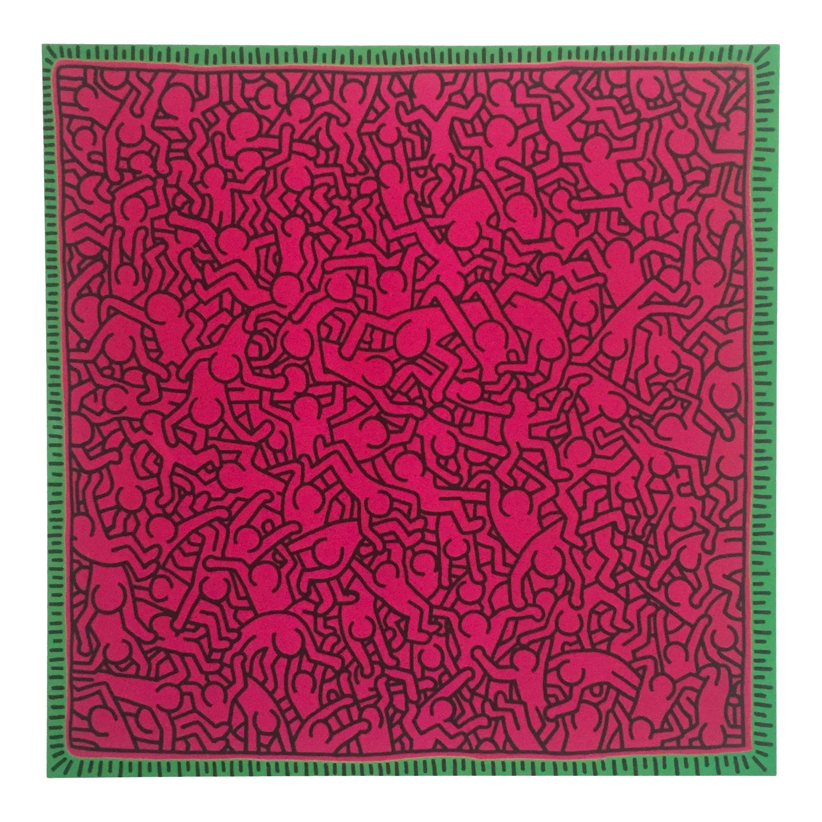 アート・デザイン・音楽 UNTITLED2001 art&street KEITH HARING FOUNDATION POP ART LITHOGRAPH PRINT 