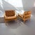Armchair in Beech & Leather by Ingemar Thillmark for Ope, 1960s, Set of 2 For Sale - Image 3 of 8