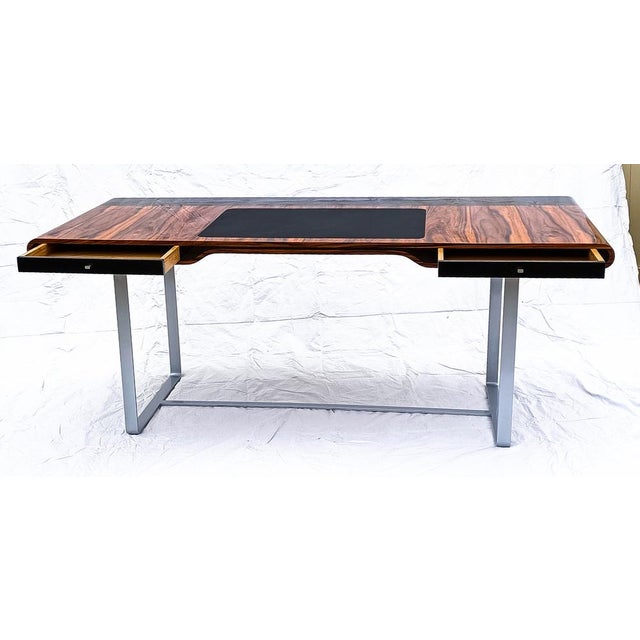 Animal Skin Little Shanghai Desk in Rosewood by Aymeric Lefort For Sale - Image 7 of 15