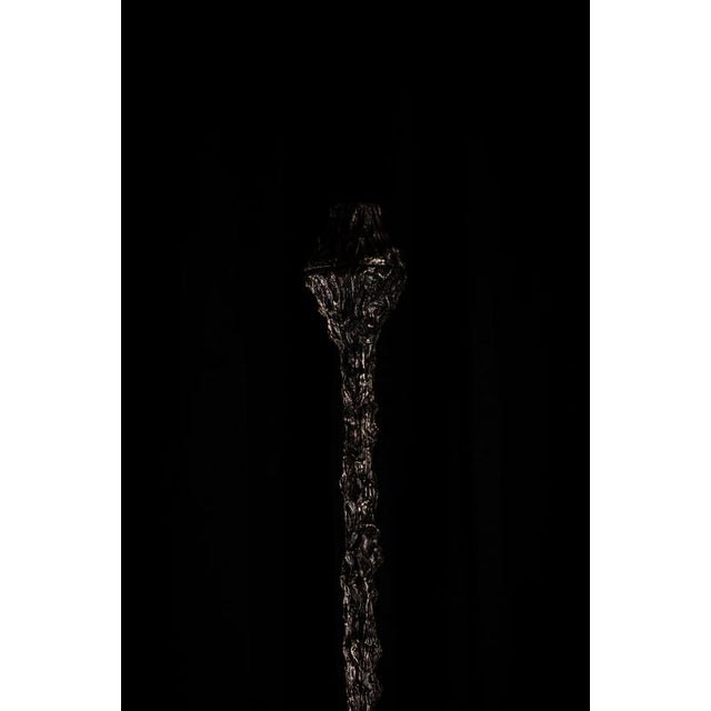 Black LV-426 Balanced Pendant Light in Patinated Cast Bronze by William Guillon For Sale - Image 8 of 18