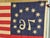 1970s Vintage Bennington 76 Flag Bicentennial Americana Patriotic Folk Art Banner 36 X 24 For Sale - Image 5 of 13