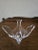 Vintage Princess House French lead crystal dove trinket/candy/nut dish.