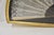 Framed Antique Hand Painted Fan LARGE HAND PAINTED FRAMED FAN WITH COURTING SCENE - 29" x 17"