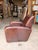 Contemporary Uttermost Brown Leather Booker Accent Chair For Sale - Image 3 of 9