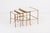 Nesting Tables with Mirrors by Maison Baguès, France, Set of 3 For Sale - Image 10 of 18