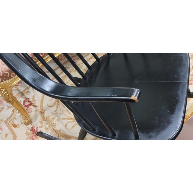 Wood 1960s Grandessa MCM Rocking Chair Attributed to Lena Larsson Design For Sale - Image 7 of 9