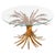 Vintage Hollywood Regency Gilded Wheat-Sheaf Coffee Table, 20th Century For Sale - Image 14 of 14