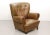 Vintage Danish Club Chair in Leather For Sale - Image 4 of 11