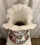 Vintage Chinese Export Famille Rose Monumental Floriform Vase For Sale - Image 11 of 12