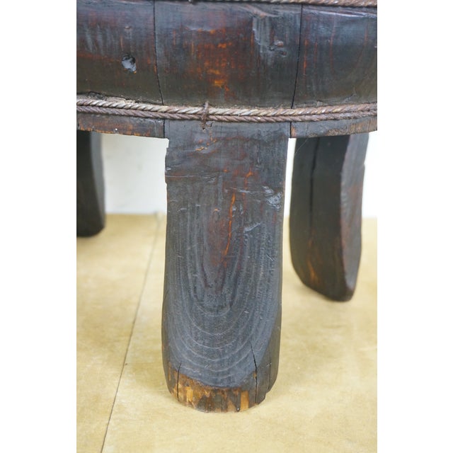 Late 19th Century Chinese Chinoiserie Wooden Oval Footed Rope Banded Wash Tub Laundry Basin For Sale - Image 11 of 12