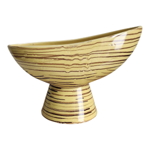 Vintage Mid Century Modern McCoy Yellow Harmony Planter