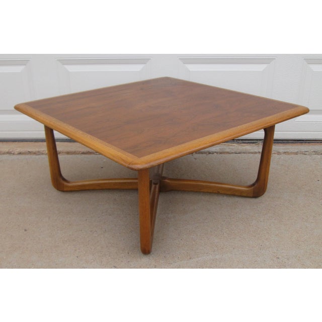 Mid 20th Century Lane Perception Square Cocktail Table Model 908-17 For Sale - Image 6 of 15