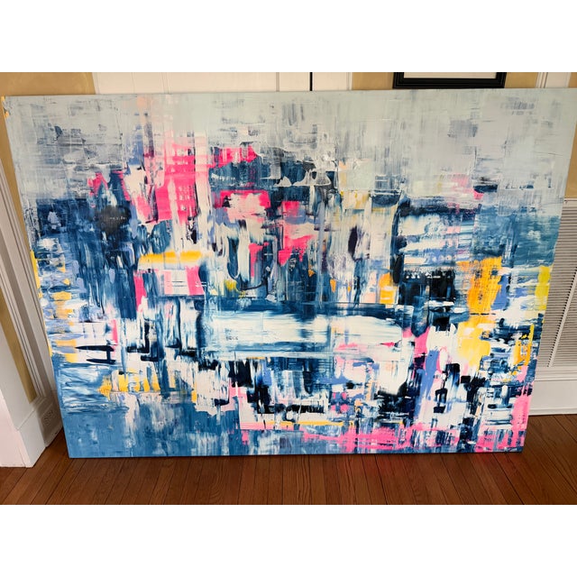 This is a piece by Artist: Iryna Kitaieva Title: Waves 47 (The visionaries series) Year: 2021 Medium: Painting Dimensions:...