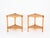French Riviera Nightstands or Side Tables in Bamboo Rattan, Italy, 1970s, Set of 2 For Sale - Image 3 of 15