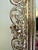 Gold Vintage Hollywood Regency Pierced Gold-Tone Metal Wall or Vanity Mirror For Sale - Image 8 of 10