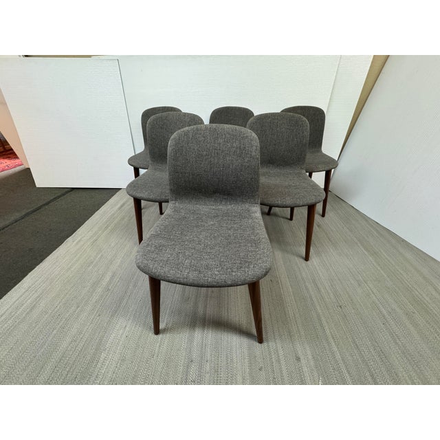 Italian Omar De Baggio for Design Within Reach Bacco Chairs, Set of Six For Sale - Image 3 of 12