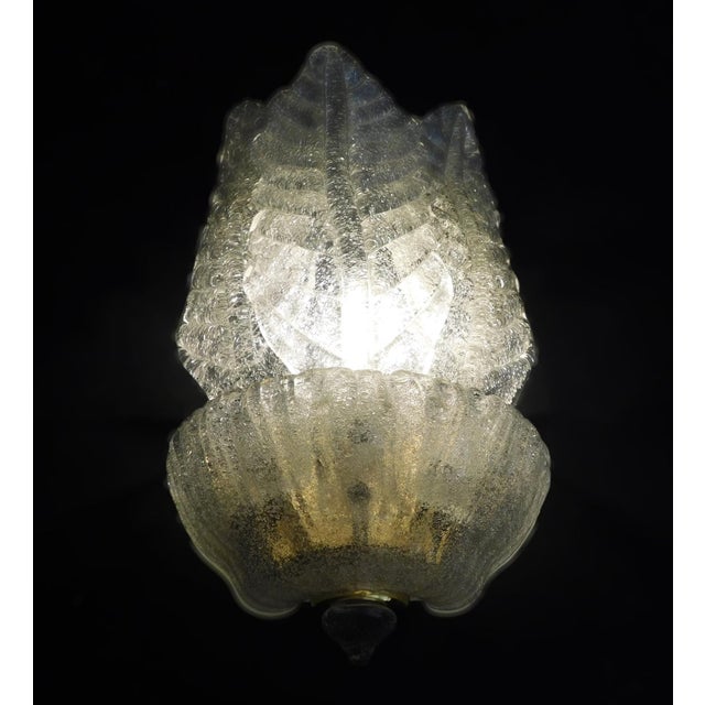 1960s Graniglia Leaves Sconce For Sale - Image 10 of 11