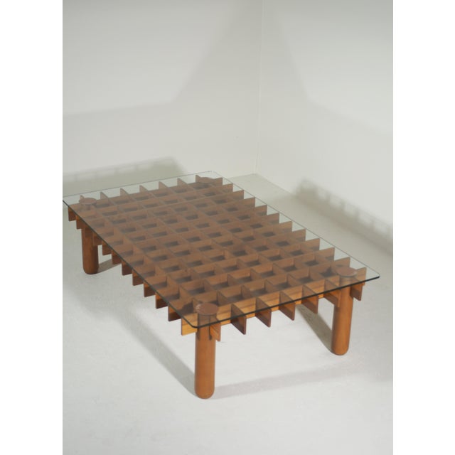 Kyoto Coffee Table attributed to Gianfranco Frattini for Ghianda, Italy, 1970s For Sale - Image 18 of 18