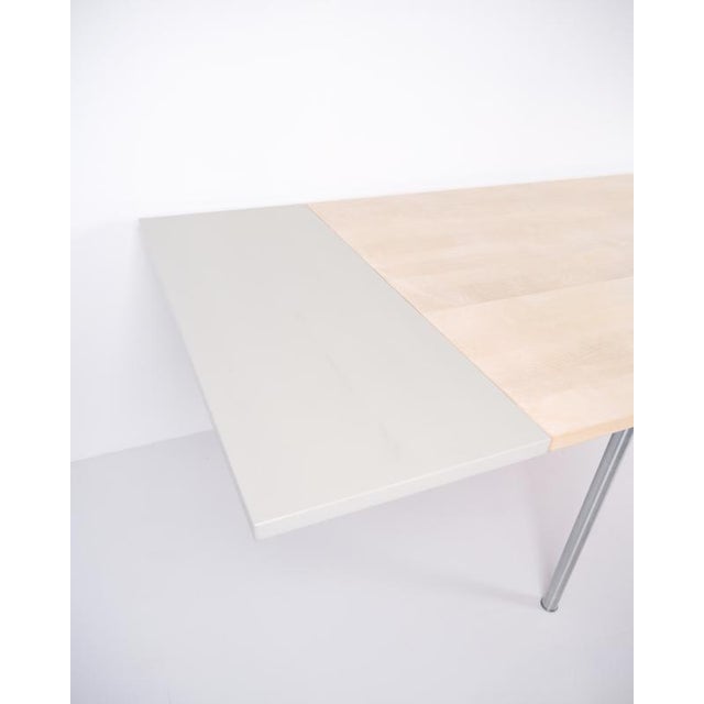 Model CH318 in Beech Dining Table with Extension Leaves by Hans J. Wegner for Tranekær Furniture, 2002 For Sale - Image 16 of 18