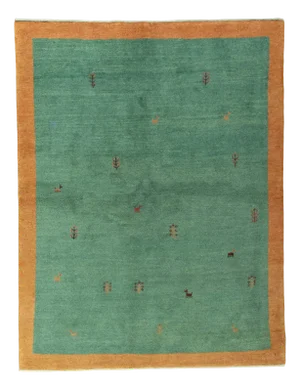 Hand-Knotted Gabbeh Nomad Rug