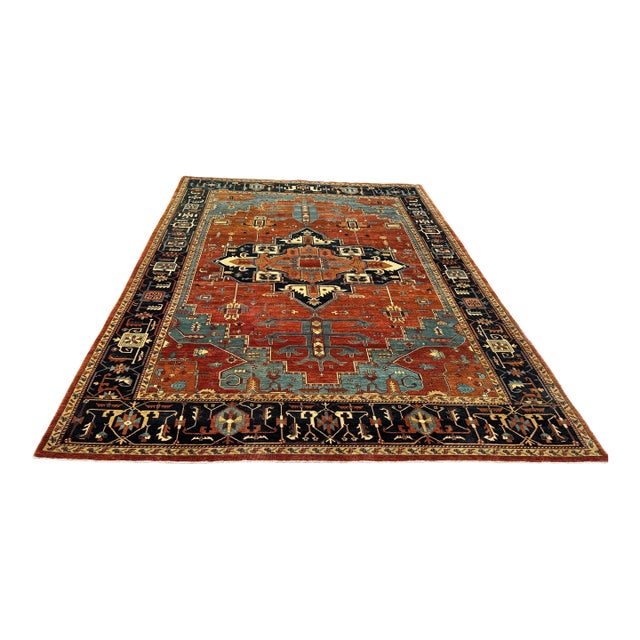8ft 9in X 12ft Serapi Area Rug For Sale
