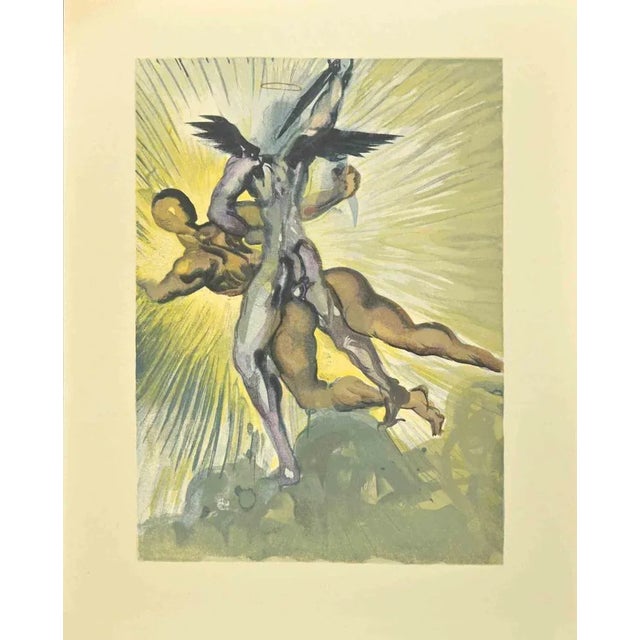 Salvador Dalí, The Guardian Angels of the Valley, Woodcut, 1963 For Sale - Image 4 of 4