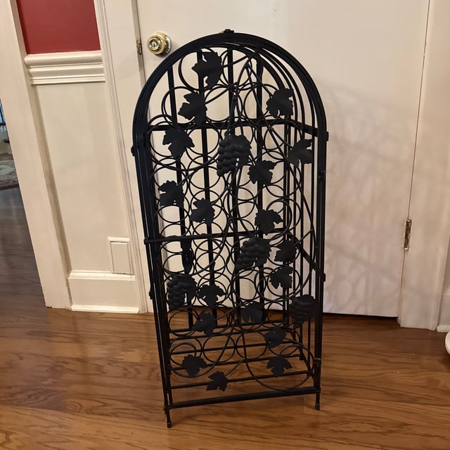 Traditional Late 20th Century Iron Wine Cage For Sale - Image 3 of 6