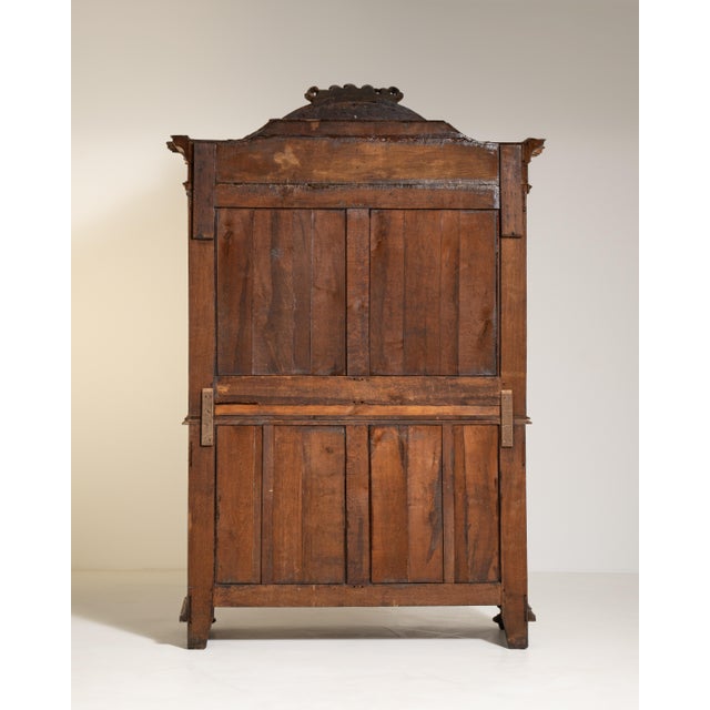 Louis XV Oak Vitrine, Rococo Style, France, Early 19th Century For Sale - Image 4 of 17