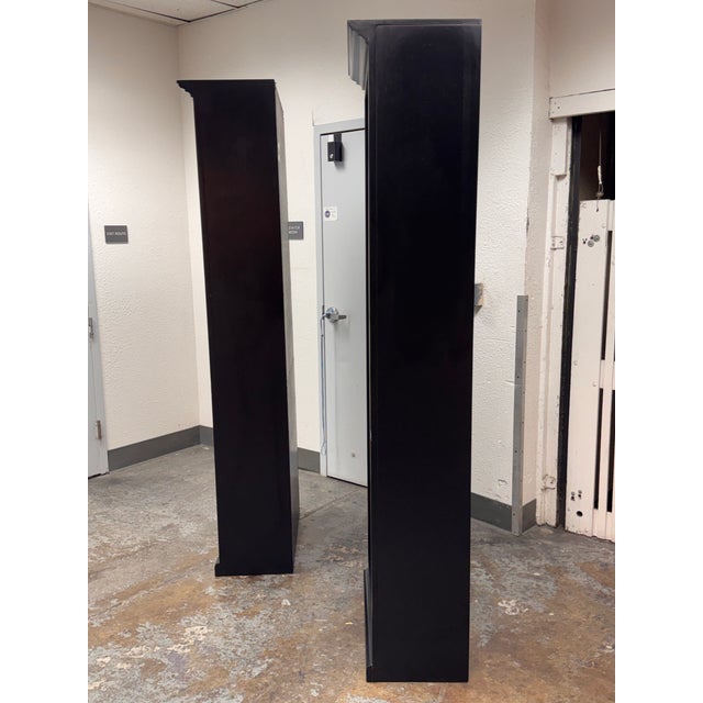 Ballard Designs Ballard Designs Tuscan Flush Center Bookcases, Pair For Sale - Image 4 of 12