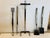 Midcentury Modern Iron and Brass Fireplace Tool Set -Set of 4 For Sale - Image 4 of 12