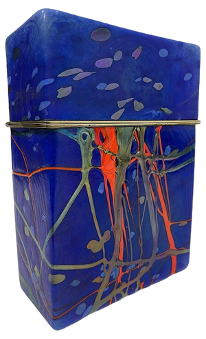 Art Glass Box by Jack Ink, 1980s
