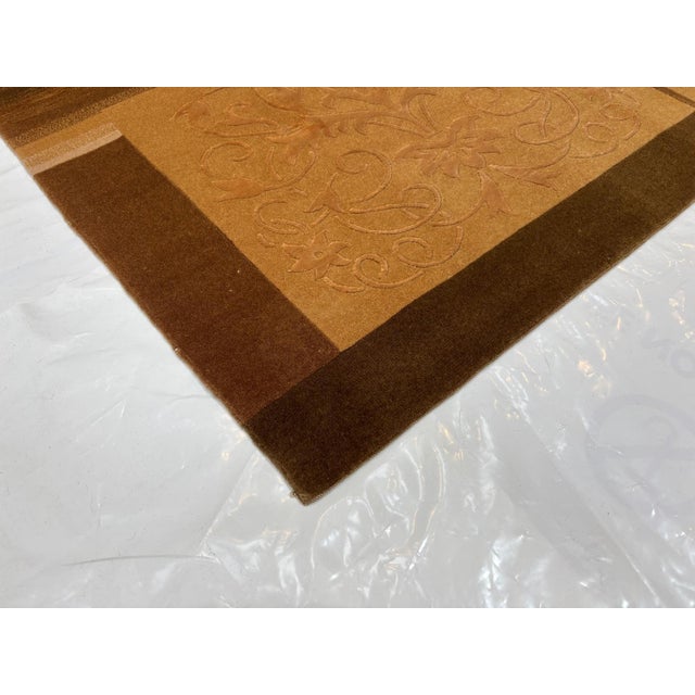 Silk and Wool Nepalese Rug , 8' X 10' For Sale - Image 4 of 4