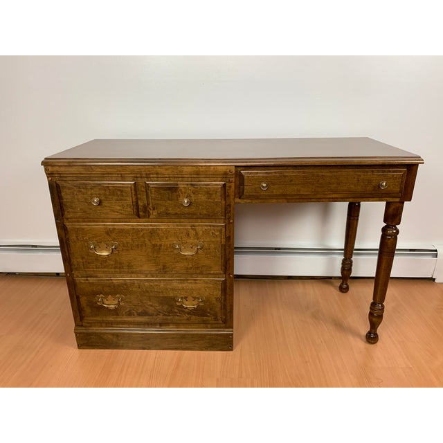 British Colonial HeywoodWakefield Colonial Writing Desk Chairish