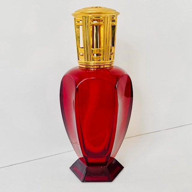 Lampe Berger Paris Model Athena Ruby Rouge Fragrance Lamp from Berger Paris, 1980s For Sale - Image 12 of 17