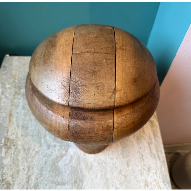 Antique 5 Piece Wooden Milliners Hat Block For Sale - Image 11 of 11