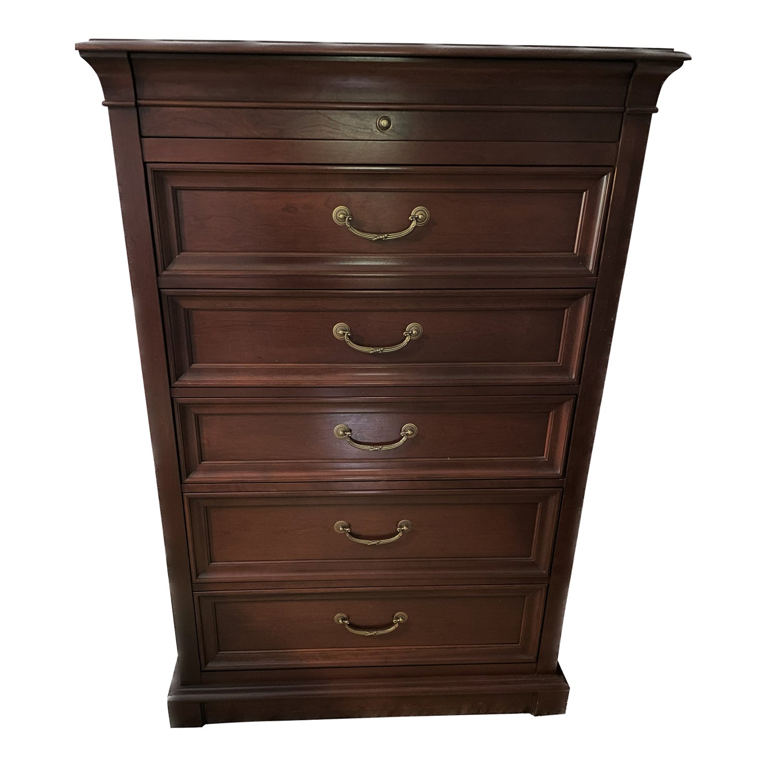 1990s Ethan Allen Medallion Collection Six Drawer High Dresser Chairish