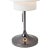 Off-white 1960s Mid Century Lollipop Table Lamp by Nova of California - Black Nickel, White Linen Double Shade, on/Off Pull Chain For Sale - Image 8 of 15