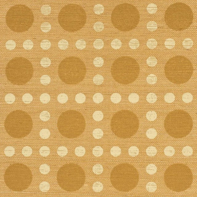 Contemporary Schumacher X Backdrop Puntini Sisal Wallpaper In Tanlines For Sale - Image 3 of 4