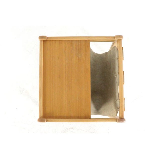 Oak Magazine Rack from BDRD Furbo For Sale - Image 6 of 15
